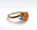 Mexican Opal Ring: 1.57 Ct Dia: .10 CT 14k Y/G - 3