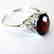 Anniversary Ring Natural Diamond Garnet 3.07Ct 14k W/g - 3