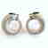 Creation Diamond Juguar Earrings 7.78Ct 18k W/g Overaly