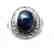 Man's Sapphire, Diamond Ring 4.75Ct 14k W/g