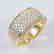 Creation Diamonds Ring 2.00 Carat 18k Y/G Overlay