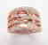 Creation Diamond Ring 2.50Ct 18k R/g Overlay