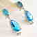 Creation Diamond/Blue Topaz Ear 59.09Ct 18k W/g Overlay - 3