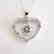 Creation Diamond Heart Pendant 3.79Ct 18k W/g Overlay