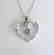 Creation Diamond Heart Pendant 3.79Ct 18k W/g Overlay - 2