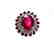 Ruby: 5.32 Diamond: .72CT Ring 14k White Gold - 2