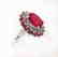 Ruby: 5.32 Diamond: .72CT Ring 14k White Gold - 3