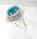 Natural Turquoise Diamond Ring 5.22Ct 14k W/g - 3