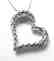 Creation Diamond Heart Pendant 1.20ct 18k W/g Over - 3