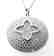 Diamond Creation Flower Pendant 2.50ct 18k W/g Over