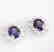 Creation Diamond/Tanzanite Earrings 6.18Ct 18k W/g Over - 2