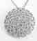 Creation Diamomd Pendant 3.50ct 18k W/g Overlay - 2