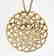 Creation Diamond Pendant 3.50ct 18k Y/g Overlay - 3