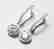 Creation Dia: Dangle Earring 2.45Ct 18kW/g Over