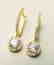 Creation Dia: Dangle Earring 2.45Ct 18kY/g Over