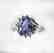 Tanzanite: 1.30 & Diamond: .24CT Ring14k W/g
