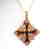 Creation Diamond W-B Pendant 3.37Ct 18k R/g Overlay