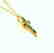 Emerald Diamond Cross Pendaent 4.47Ct14k Y/g - 3