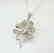 Creation Diamond Lafe Pendant 1.30Ct 18k W/g Overlay - 2
