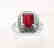 Natural Ruby: 2.14CT Diamond: .22 CT Ring W/G - 2
