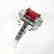 Natural Ruby: 2.14CT Diamond: .22 CT Ring W/G - 3