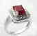 Natural Ruby: 2.14CT Diamond: .22 CT Ring W/G - 4