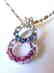 Sapphire Multi Color Diamond Pendant 1.06Ct 14k W/g - 3