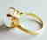 Natural Moonstone Ring 6.15Ct 14k Yellow Gold - 5