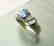Tanzarnite: 1.10CT, Diamond: .25CT Ring 14k W/G - 2