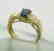 Blue Sapphire: 1.05CT, Diamond: .25CT Ring 14k Y/g - 2