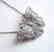 Creation Diamond Butter Pendant 2.96Ct 18k W/g Overlay - 2
