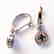Blue- White Dia: Earrings Dangle 1.16 Ct 14k W/g