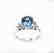 Natural Tanzanite & Diamond Ring 1.73Ct 14k W/g - 4