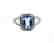 Natural Tanzanite & Diamond Ring 1.73Ct 14k W/g
