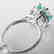 Swiss Blue Topaz Diamond Ring 4.88Ct14k W/g - 4