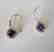 Creation Diamond/Tanzanite Earring 3.78Ct 18k W/g Over - 2