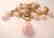 Elegant Rose Quartz Necklace 95.10Ct 14K G/Filled