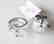 Diamond Hoop Earrings .10Ct 14k White Gold - 2