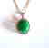 Diamond/Jadeite Jade Grade A Pendant 8.38Ct 14k Y/g - 3