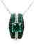 Creation Dia/Emerald Pendant 3.75Ct 18kW/g Overlay