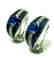 Diamond Sapphire Creation Ear 7.50Ct 18k W/g Over - 2