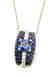 Creation Diamond Sapphire Pendent 3.75Ct 18k W/gOverlay - 2