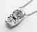 Creation Diamond Sapphire Pendent 3.75Ct 18k W/gOverlay - 3