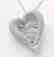 Creation Diamond Heart Pendant 4.80Ct 18k W/g Overlay - 3