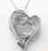 Creation Diamond Heart Pendant 4.80Ct 18k W/g Overlay - 5