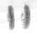 Diamond Creation Earring 3.10Ct 18k W/G Overlay
