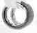 Diamond Creation Earring 3.10Ct 18k W/G Overlay - 3