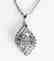 Diamond Unique Pendant: .55 Carat 10k W/g