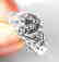 Engagement Diamond Ring : 1.12 Carat 14K White Gold