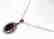 Red Agate Hematite Cryst Pendant 3.12Ct 18k Y/W Overlay - 2